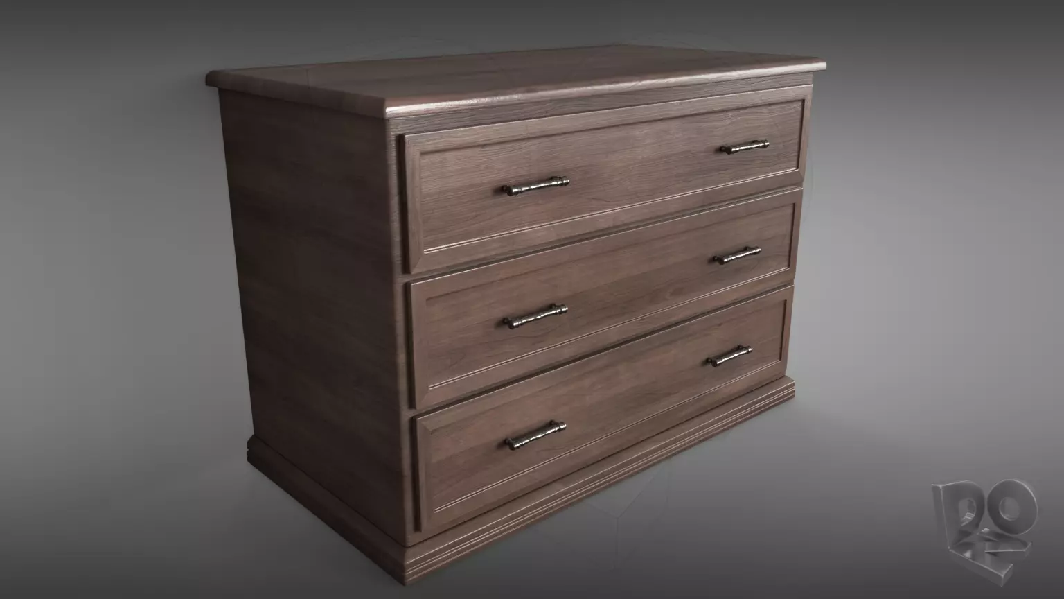 Sideboard chest of drawers 3D model_0