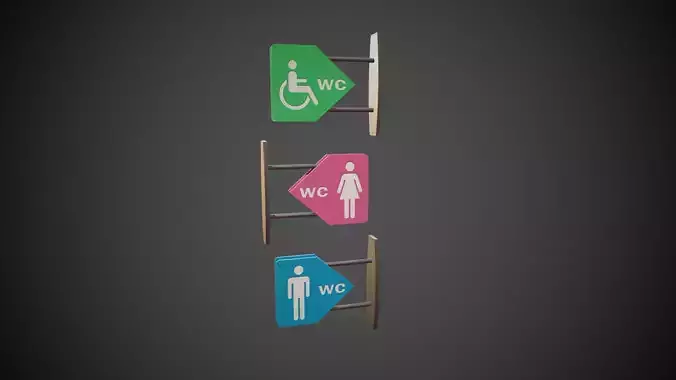 WC Toilet Signs