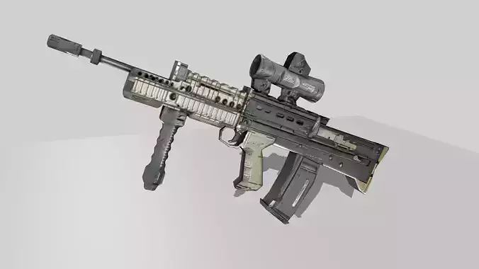 SA80- 3D MODEL - High Quality - 2020 Best