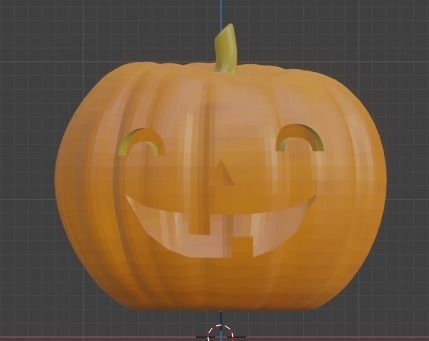 Halloween pumpkins Jack-O-Lantern 3D model_16