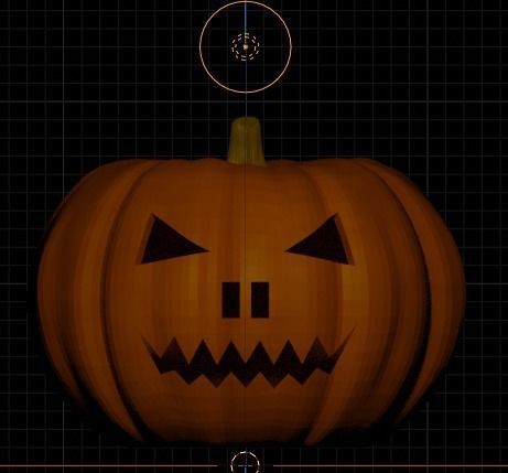 Halloween pumpkins Jack-O-Lantern 3D model_23