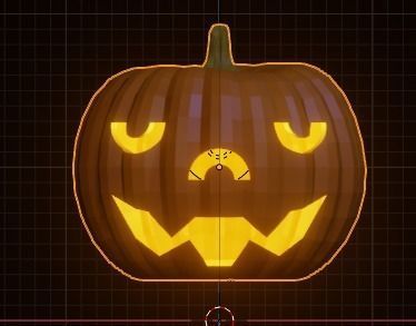 Halloween pumpkins Jack-O-Lantern 3D model_64