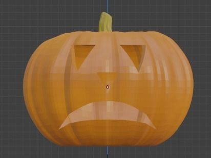 Halloween pumpkins Jack-O-Lantern 3D model_10