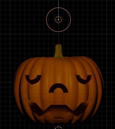 Halloween pumpkins Jack-O-Lantern 3D model_27