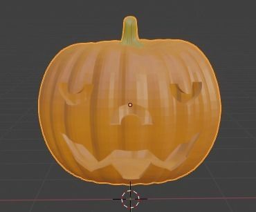 Halloween pumpkins Jack-O-Lantern 3D model_26