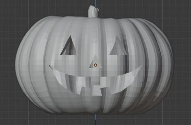 Halloween pumpkins Jack-O-Lantern 3D model_7