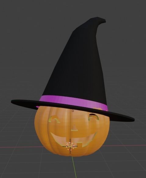 Halloween pumpkins Jack-O-Lantern 3D model_36