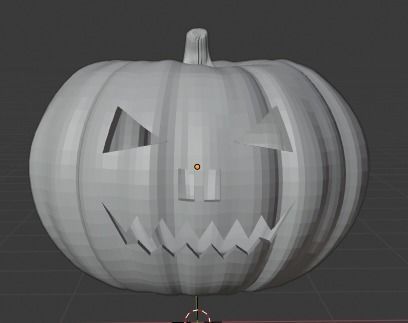 Halloween pumpkins Jack-O-Lantern 3D model_25