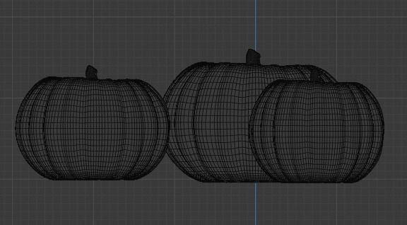 Halloween pumpkins Jack-O-Lantern 3D model_33