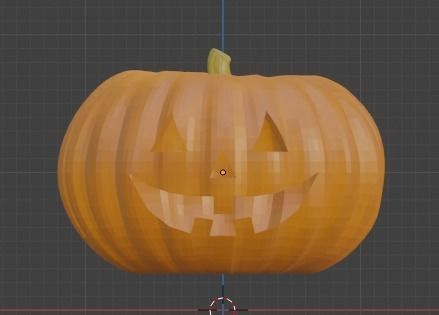 Halloween pumpkins Jack-O-Lantern 3D model_8