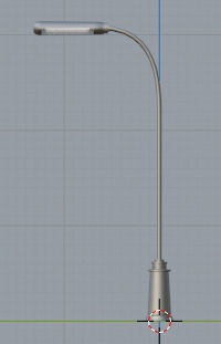 street lamp Free 3D model_2