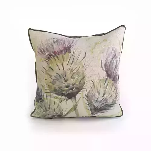 Voyage Cushion- Flowers -Piped Pillow