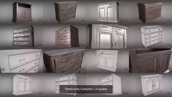 Sideboards Collection wooden cabinet 