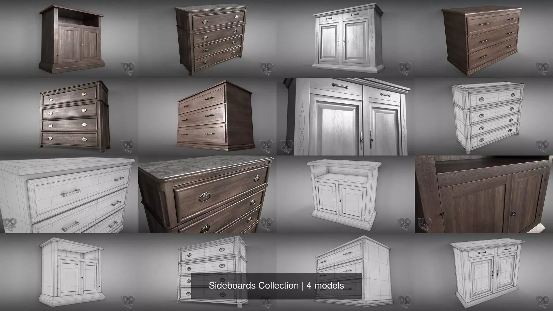 Sideboards Collection wooden cabinet _0