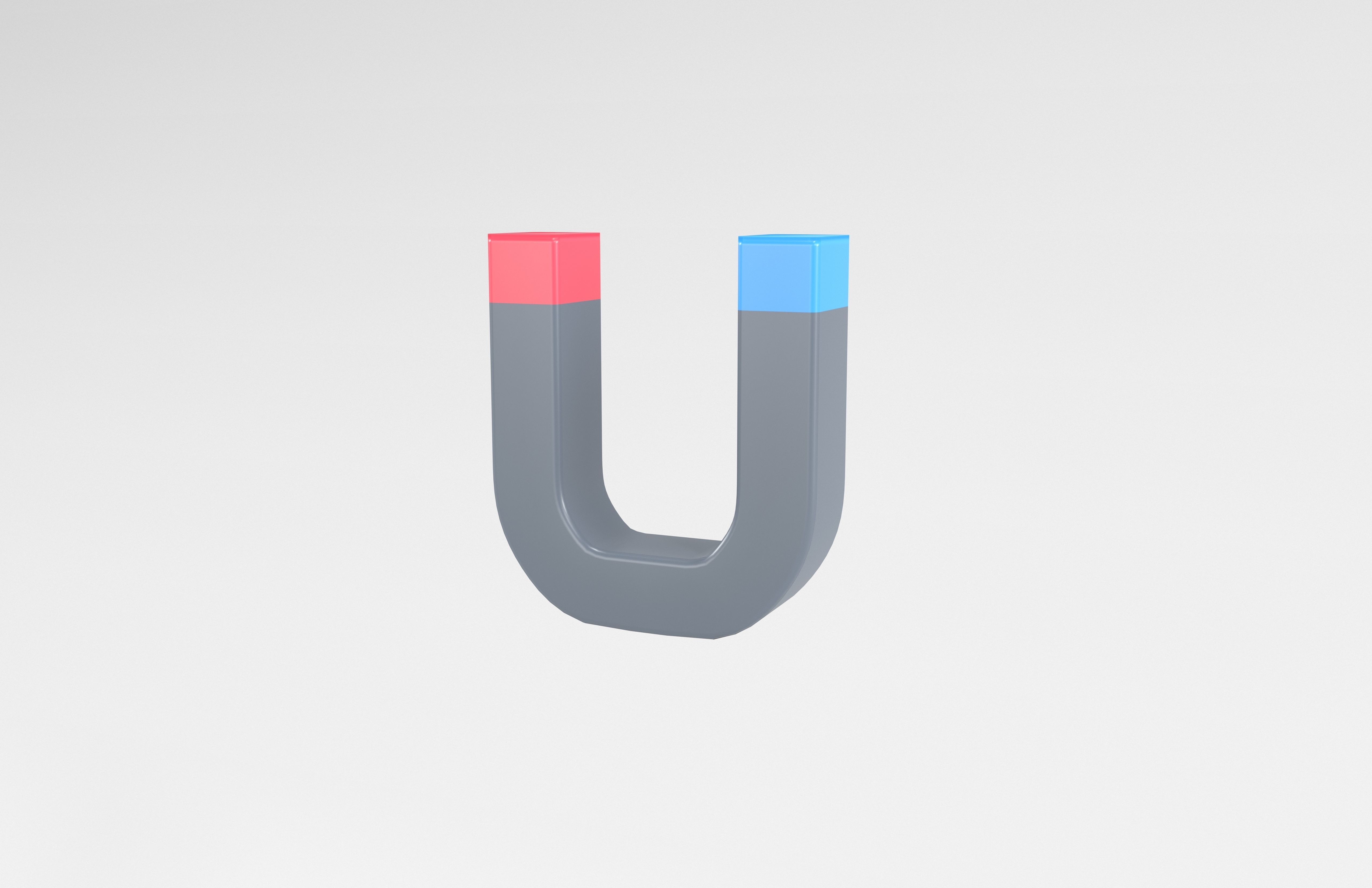 Magnet v1 001 Low-poly 3D model_2