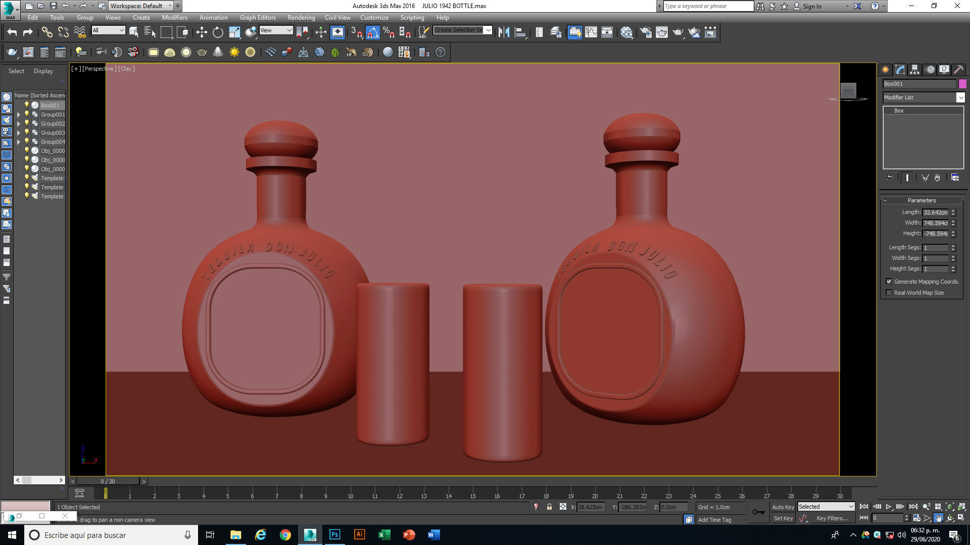 Tequila Don Julio Blanco 1942 3D model_26