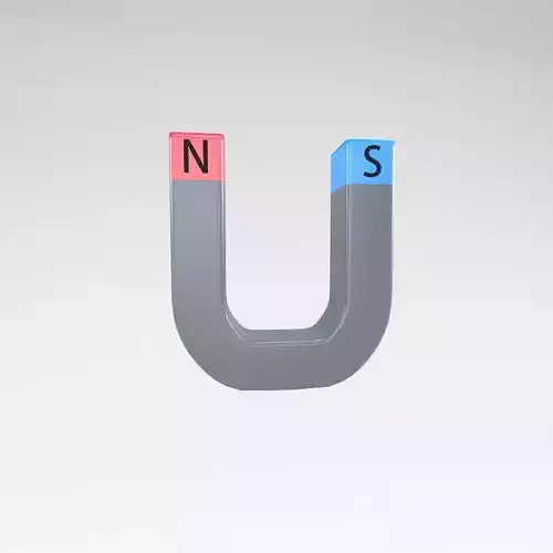 Magnet v1 004 Low-poly 3D model