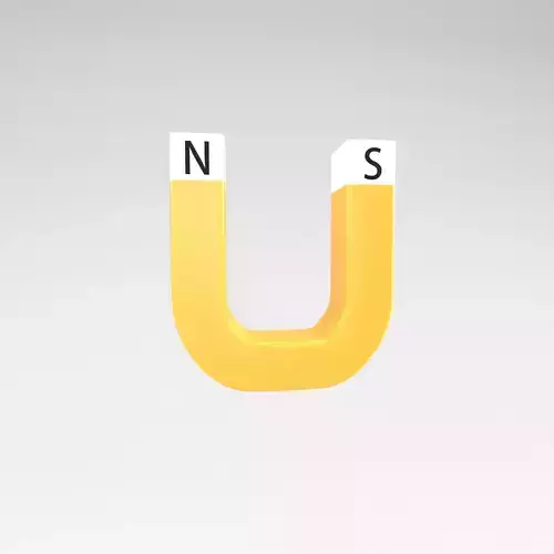Magnet v1 006 Low-poly 3D model