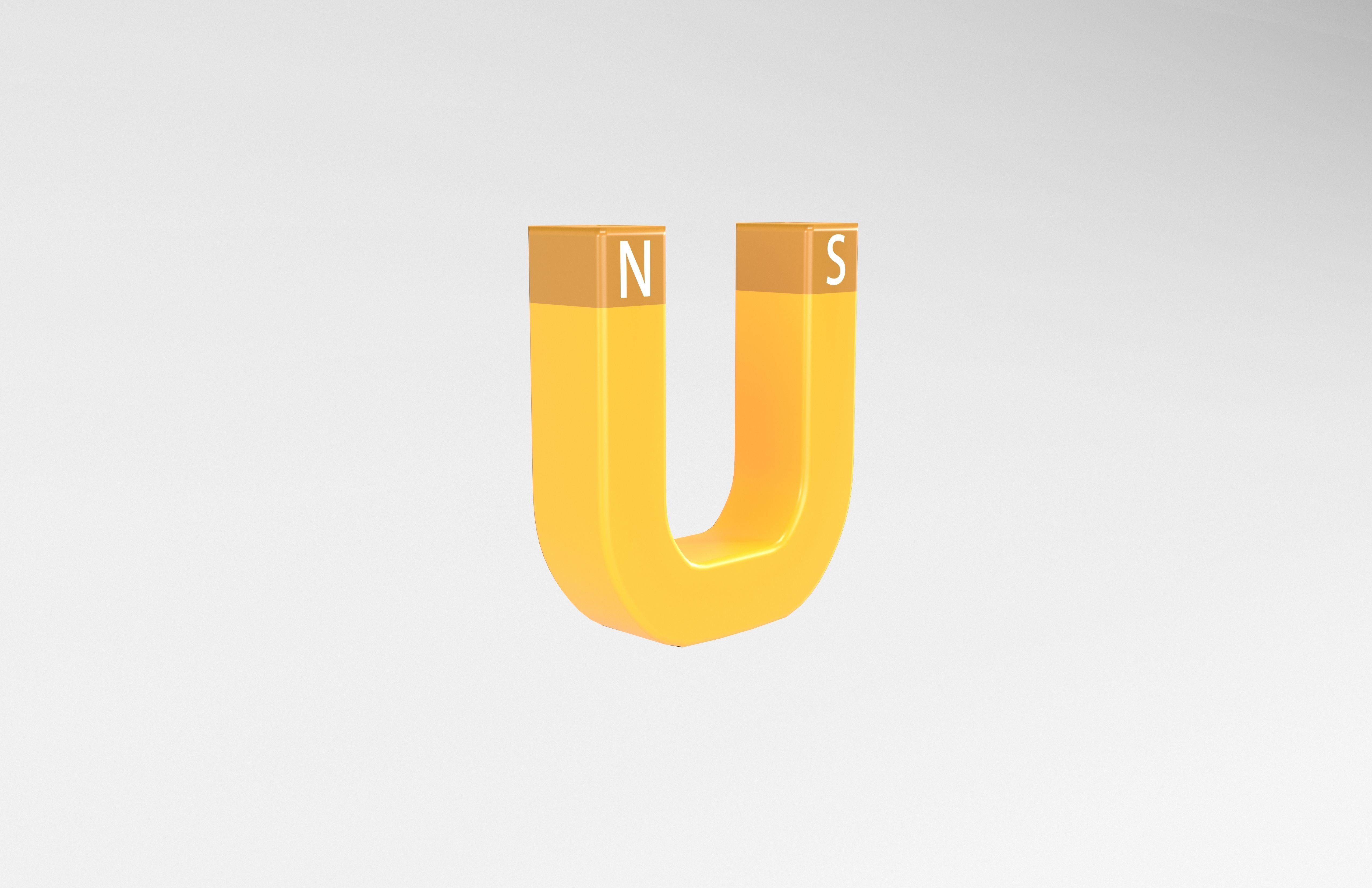 Magnet v1 007 Low-poly 3D model_3