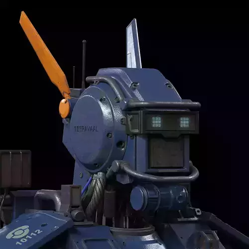 Chappie sci-fi robots in apocalypse world 3D model