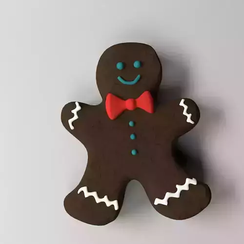 Gingerbread Man 3D model Gingerbread Man 3D model