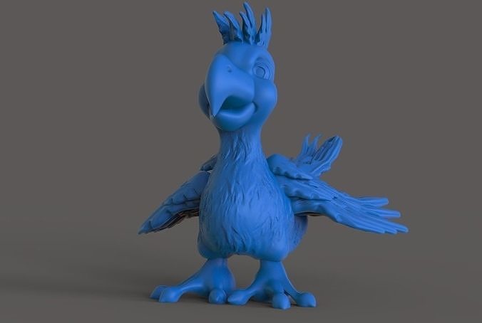 Parakeet Toon 3D print model