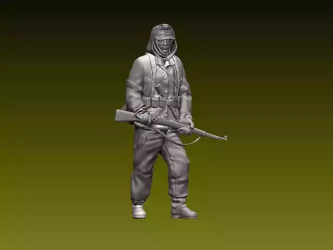 German soldier 3D print model