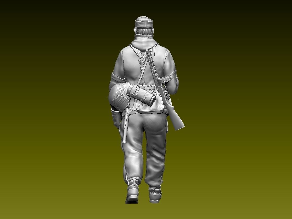 German soldier 3D print model_3