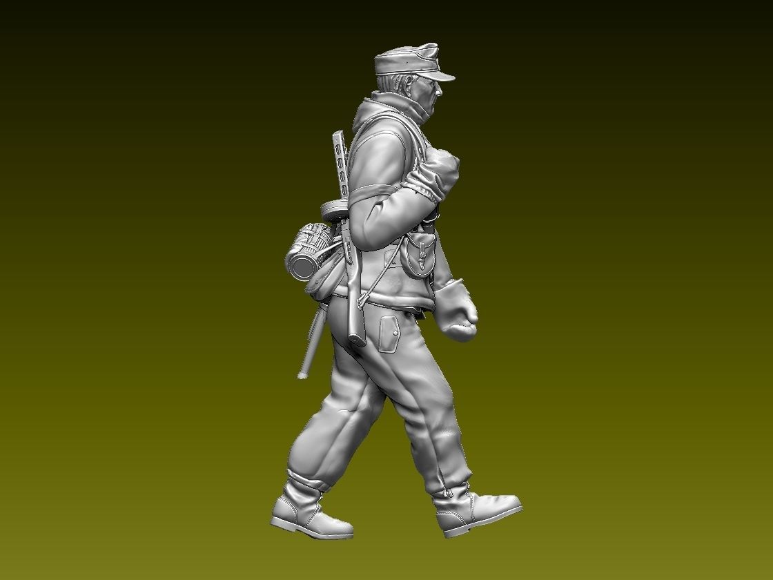 German soldier 3D print model_1