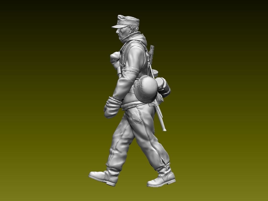 German soldier 3D print model_9