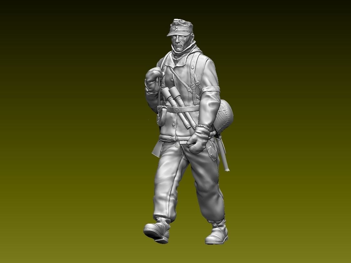 German soldier 3D print model_7