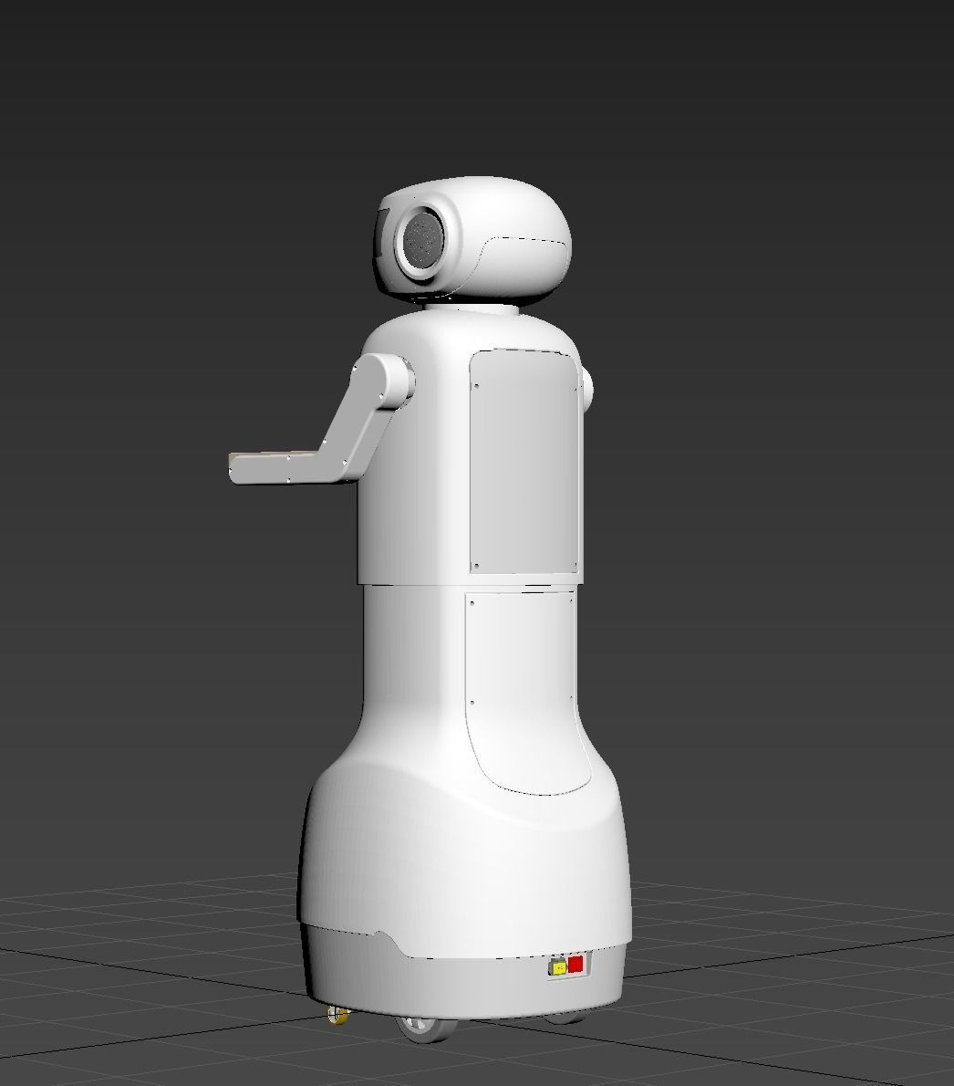 Server robot 3D model_12