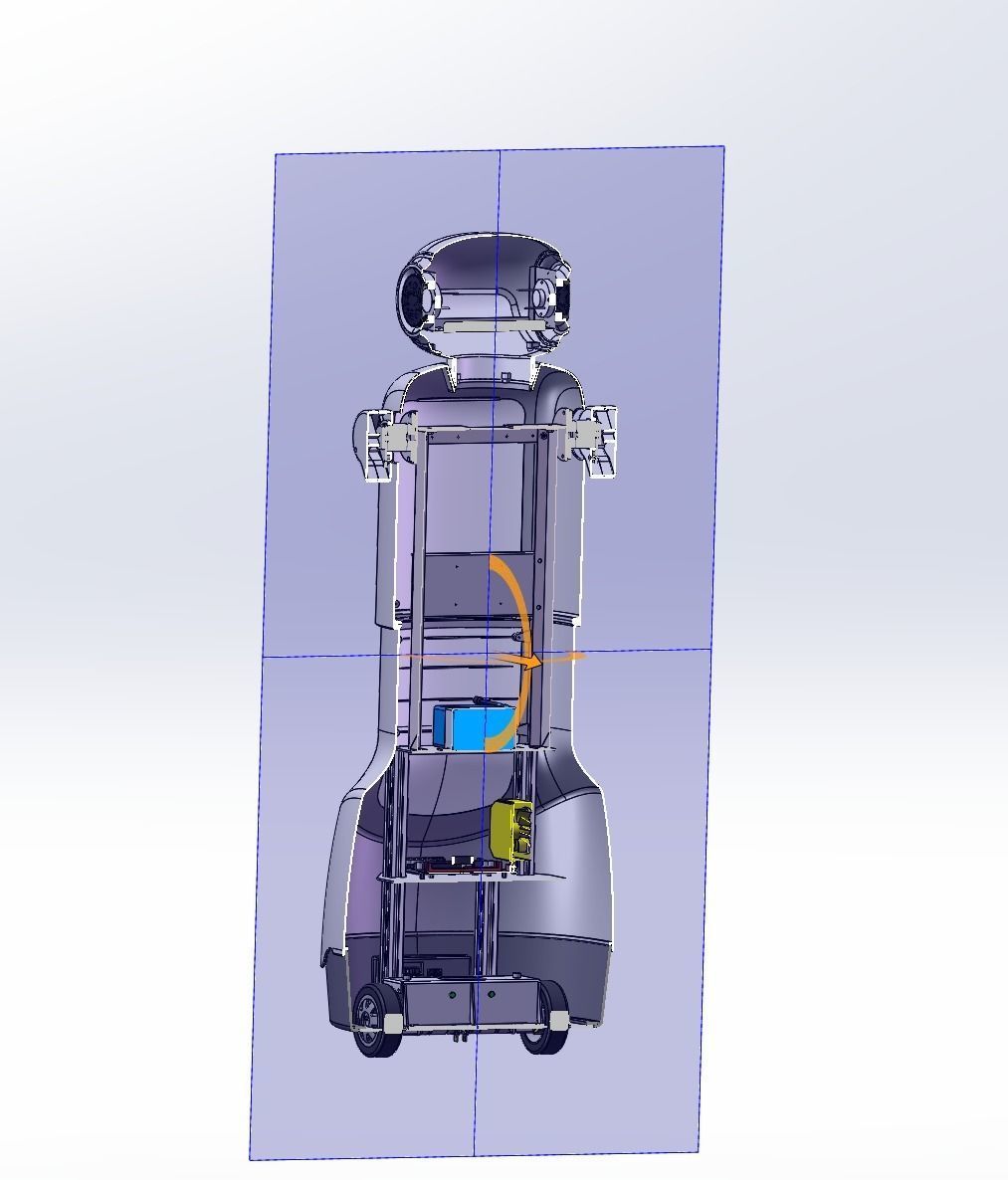 Server robot 3D model_5