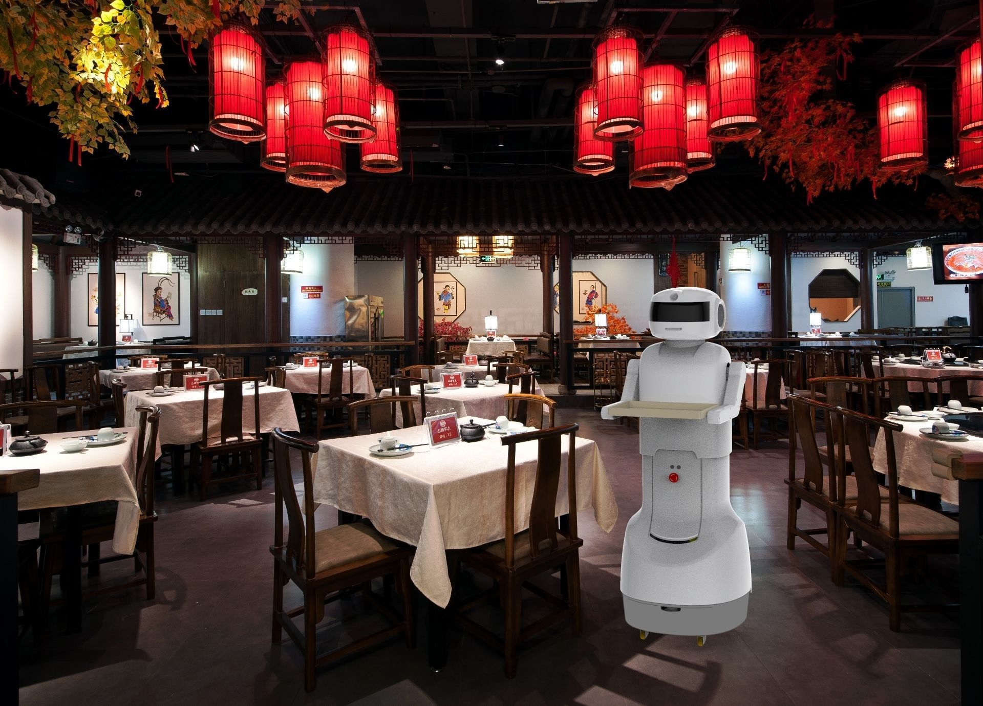 Server robot 3D model_1