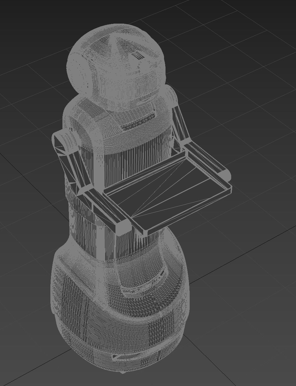 Server robot 3D model_11
