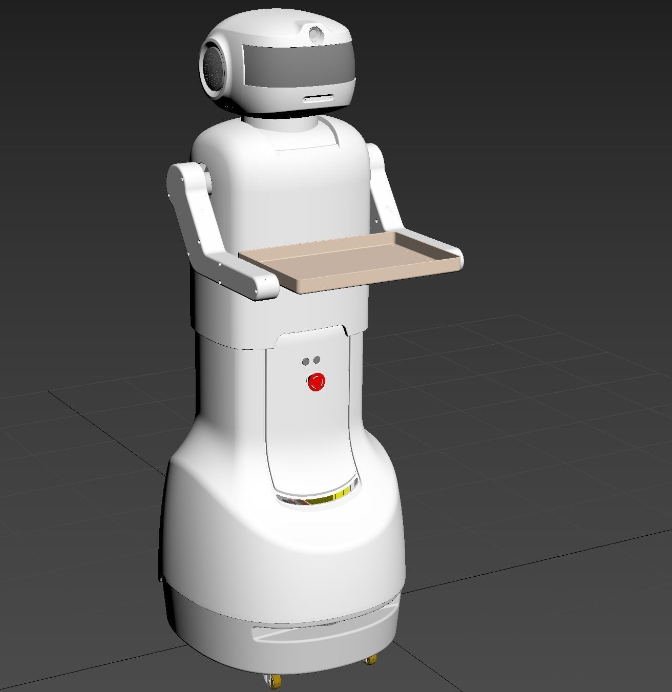 Server robot 3D model_13