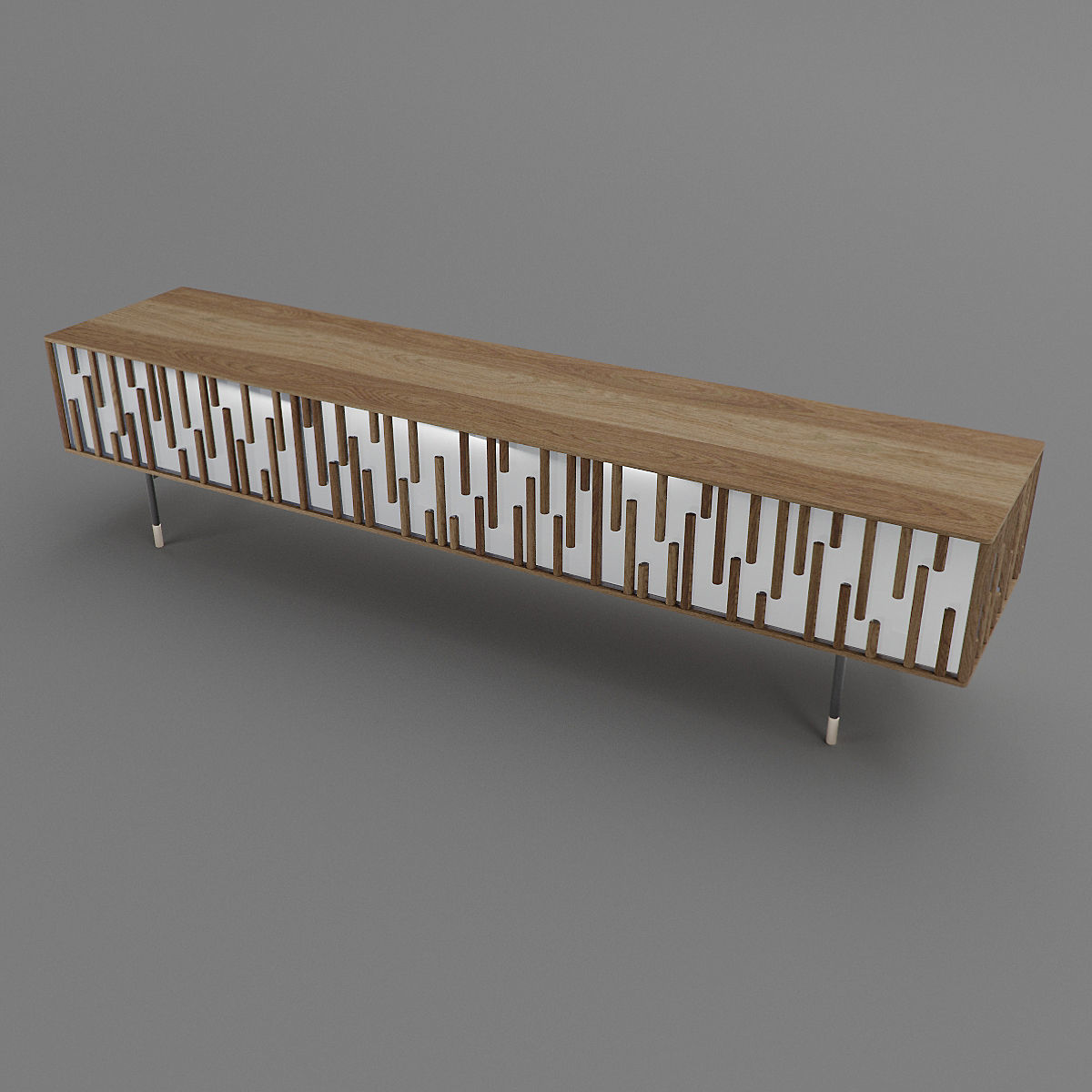 Drops -  Sideboard  Showcase   Bookcase 3D Model Collection_8