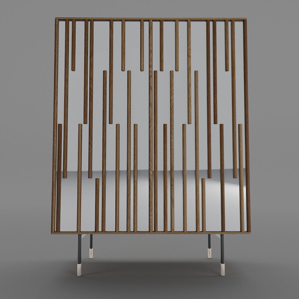 Drops -  Sideboard  Showcase   Bookcase 3D Model Collection_11