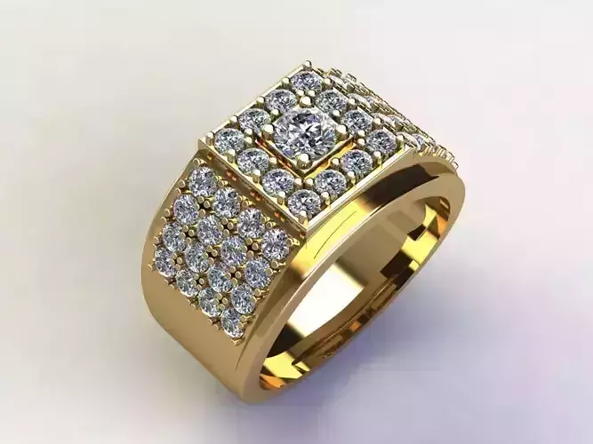 Diamond Ring  3D print model