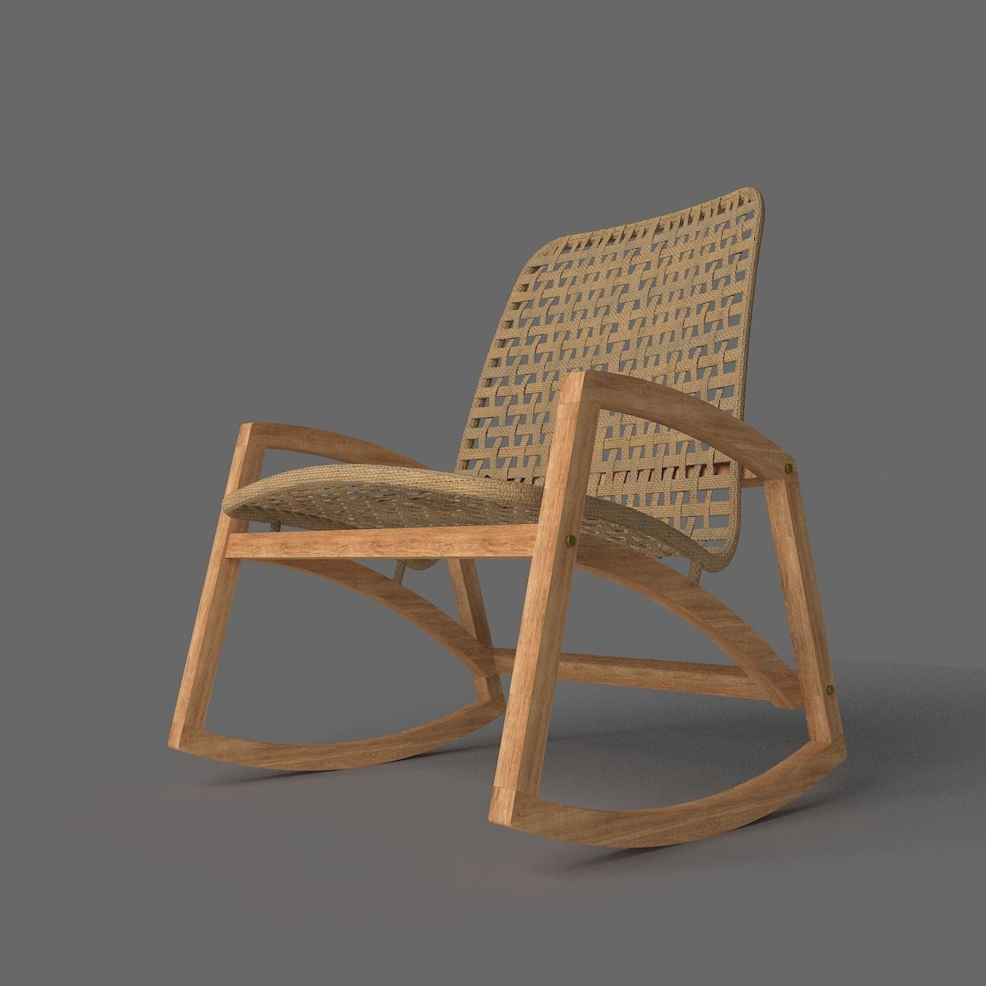 Rocking Chair 3D model_1