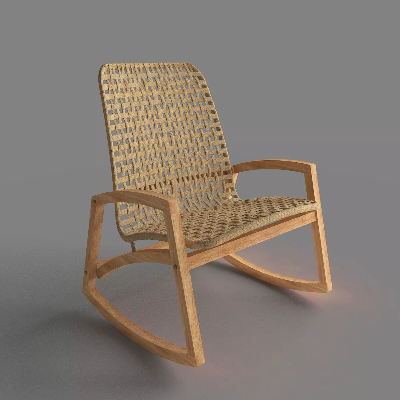 Rocking Chair 3D model_0