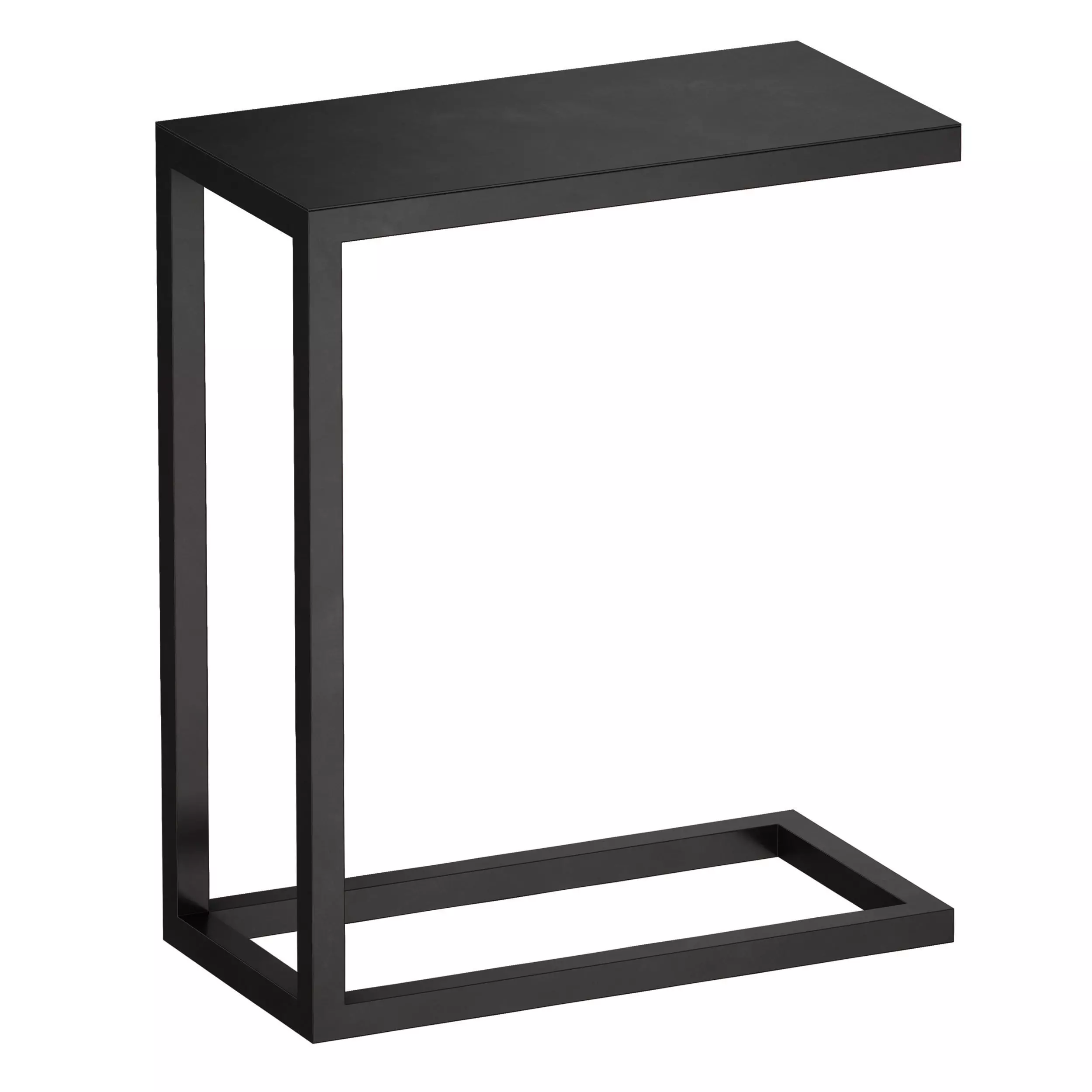 Avenue Black C Table Crate and Barrel 3D model_0