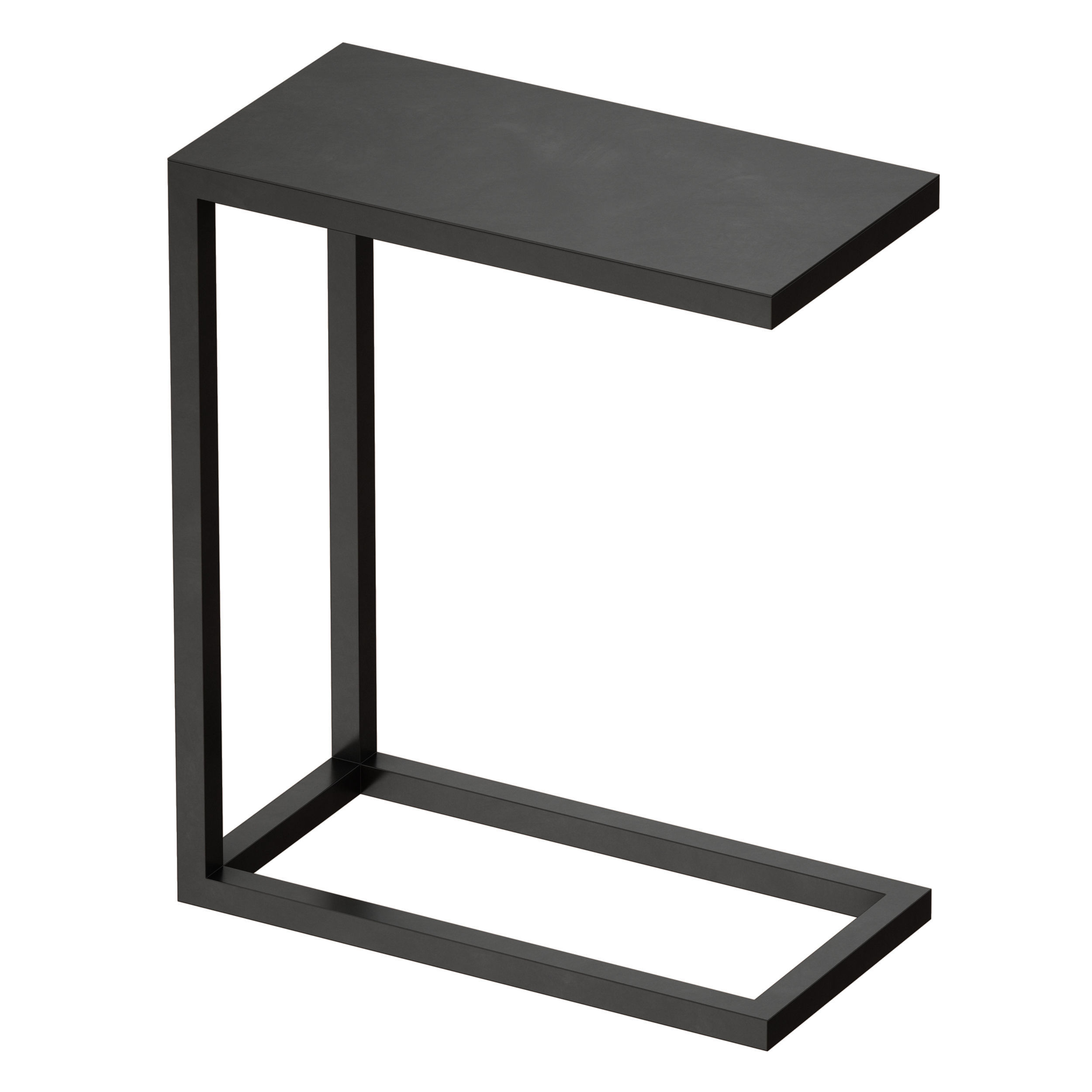 Avenue Black C Table Crate and Barrel 3D model_3