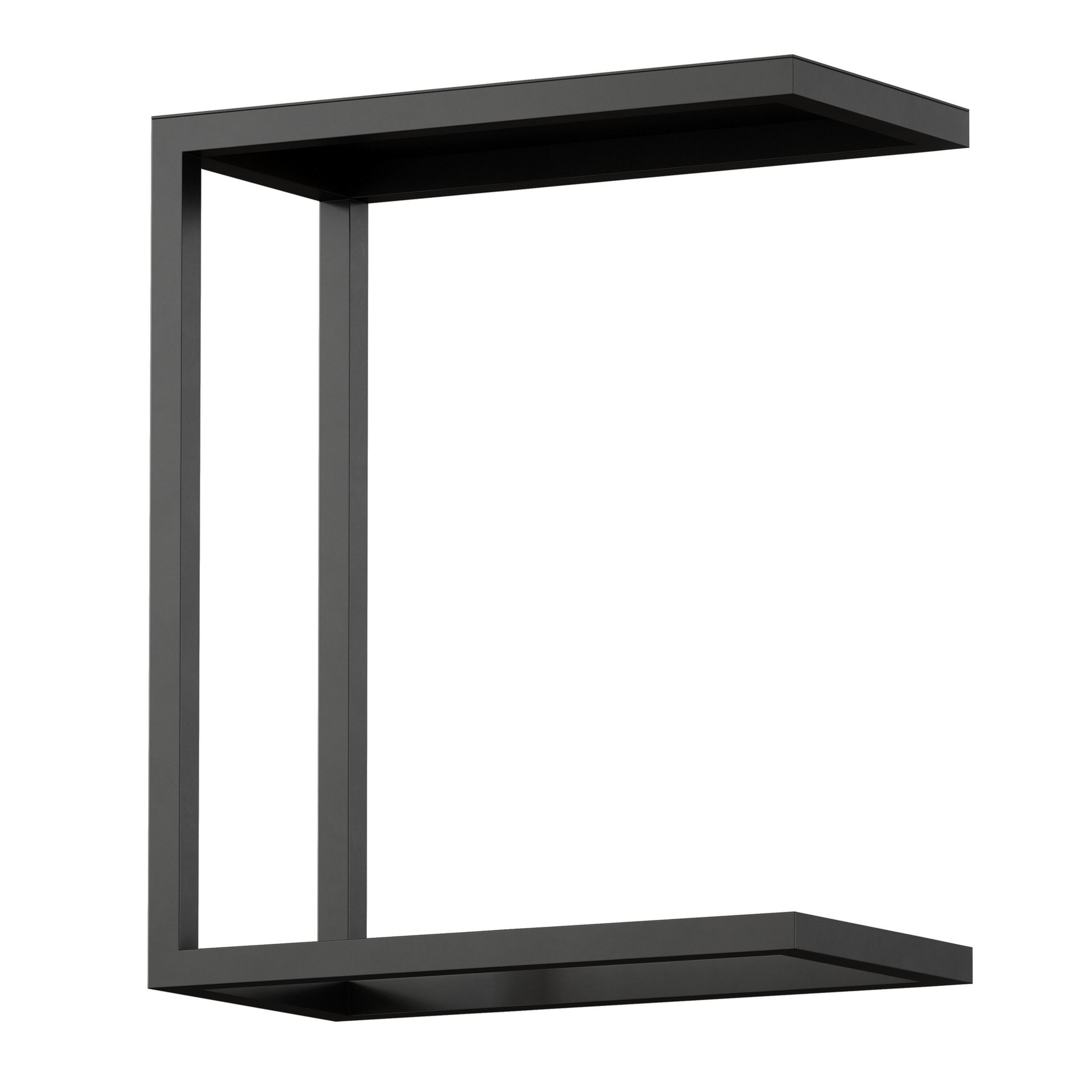 Avenue Black C Table Crate and Barrel 3D model_2