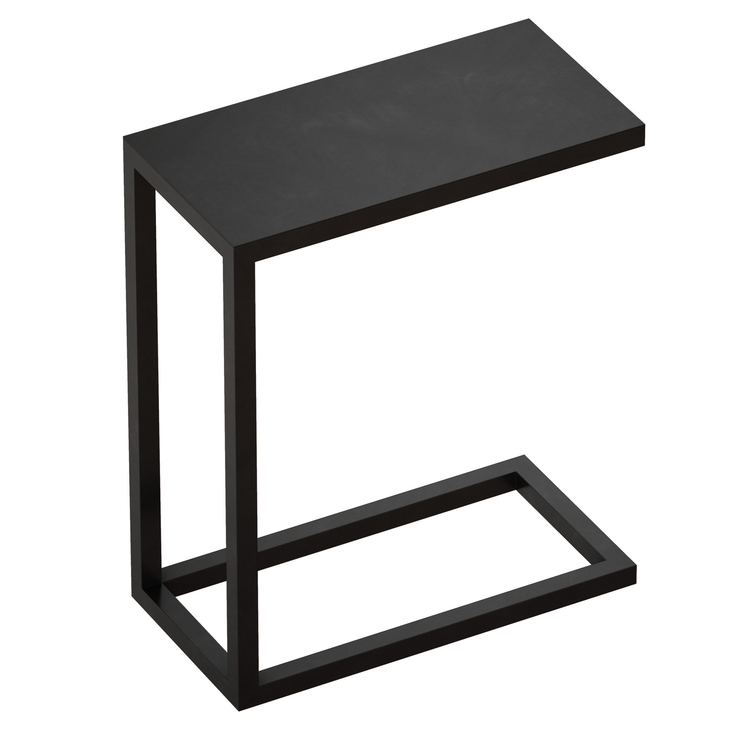 Avenue Black C Table Crate and Barrel 3D model_5