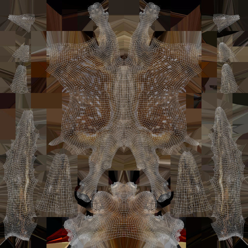 Deer fur rigged 3D model 3D model_18