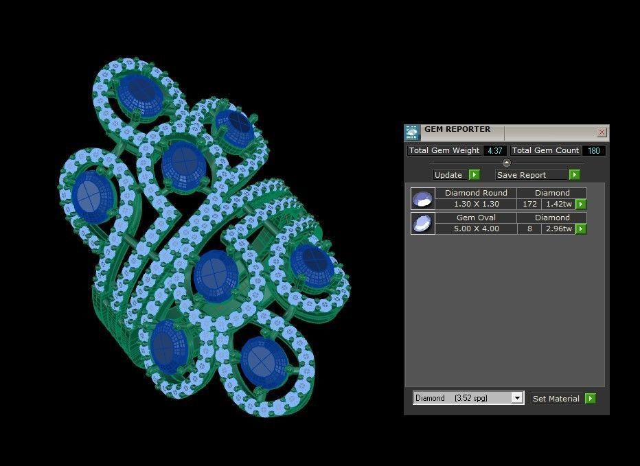 Ring34 sapphire and diamond ring 3D model_4