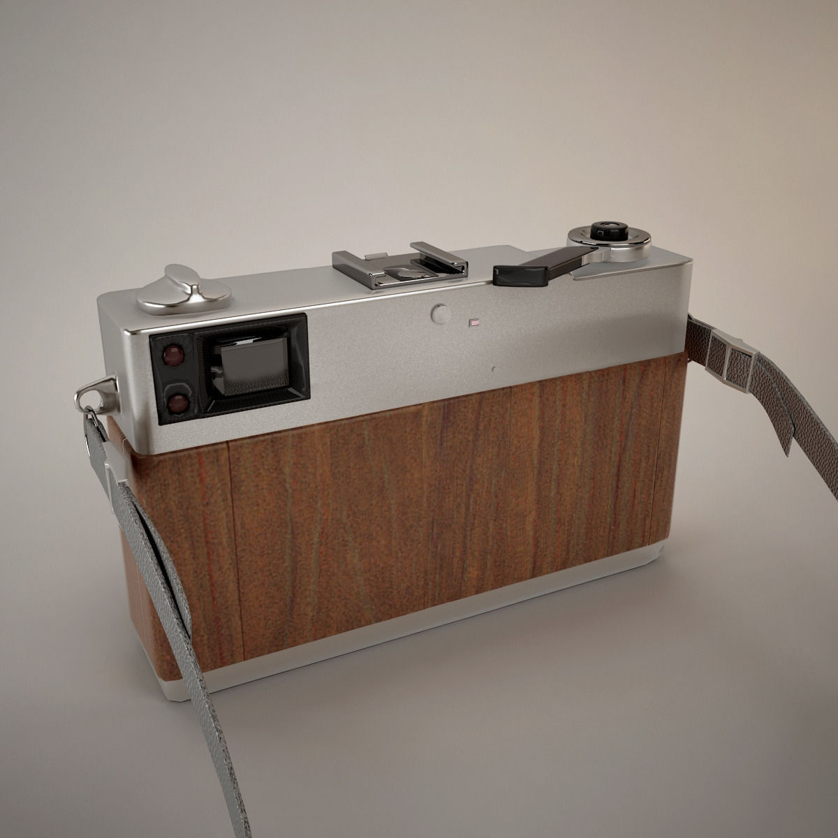 Classic Camera 3D model_2