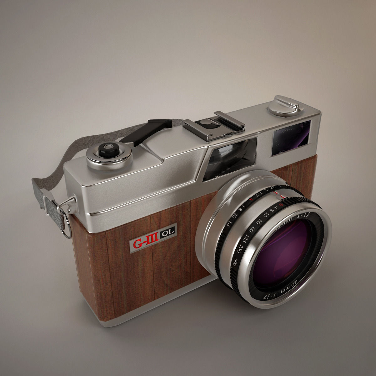 Classic Camera 3D model_1