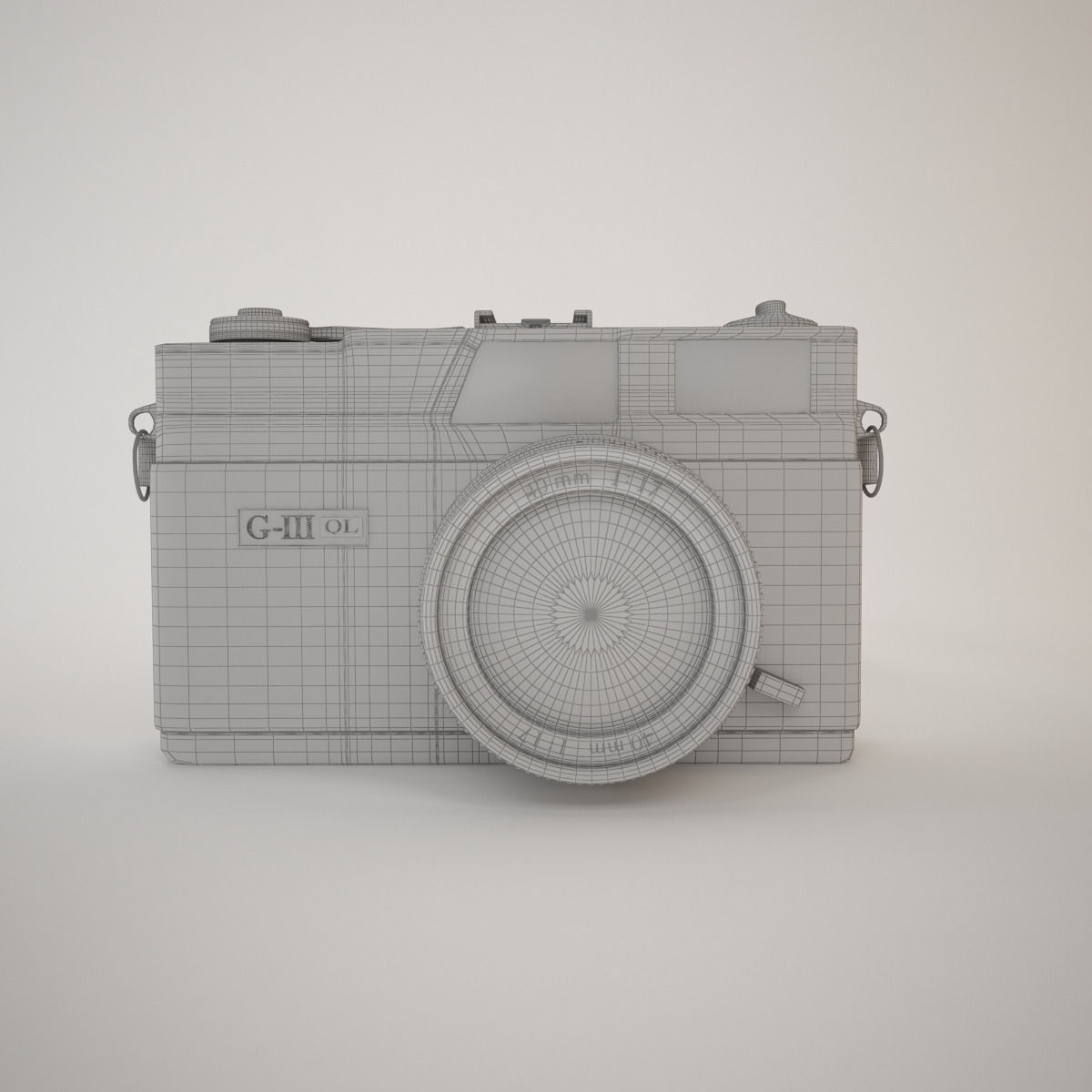 Classic Camera 3D model_6